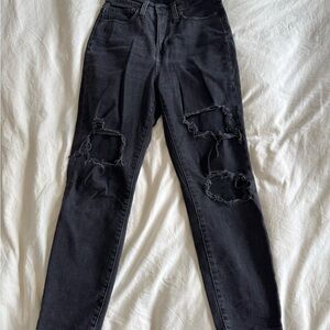 Madewell Mom Jean in Raney Wash